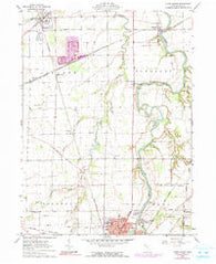 Tiffin North Ohio Historical topographic map, 1:24000 scale, 7.5 X 7.5 Minute, Year 1960