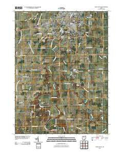 Tiffin South Ohio Historical topographic map, 1:24000 scale, 7.5 X 7.5 Minute, Year 2010