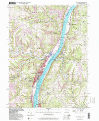 Tiltonsville Ohio Historical topographic map, 1:24000 scale, 7.5 X 7.5 Minute, Year 1997