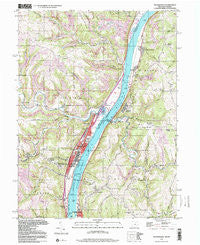 Tiltonsville Ohio Historical topographic map, 1:24000 scale, 7.5 X 7.5 Minute, Year 1997