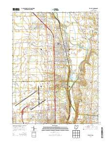Tipp City Ohio Historical topographic map, 1:24000 scale, 7.5 X 7.5 Minute, Year 2013