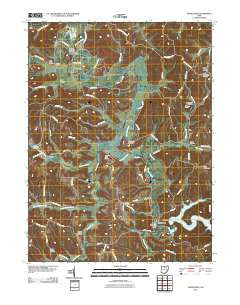 Tippecanoe Ohio Historical topographic map, 1:24000 scale, 7.5 X 7.5 Minute, Year 2010