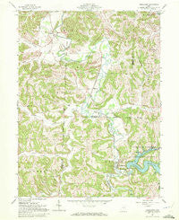 Tippecanoe Ohio Historical topographic map, 1:24000 scale, 7.5 X 7.5 Minute, Year 1961