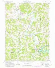 Tippecanoe Ohio Historical topographic map, 1:24000 scale, 7.5 X 7.5 Minute, Year 1961