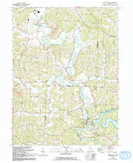 Tippecanoe Ohio Historical topographic map, 1:24000 scale, 7.5 X 7.5 Minute, Year 1993