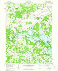 Toboso Ohio Historical topographic map, 1:24000 scale, 7.5 X 7.5 Minute, Year 1962