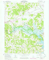 Toboso Ohio Historical topographic map, 1:24000 scale, 7.5 X 7.5 Minute, Year 1962