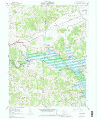 Toboso Ohio Historical topographic map, 1:24000 scale, 7.5 X 7.5 Minute, Year 1962