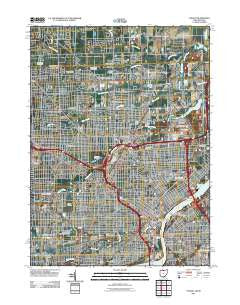 Toledo Ohio Historical topographic map, 1:24000 scale, 7.5 X 7.5 Minute, Year 2011