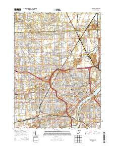 Toledo Ohio Historical topographic map, 1:24000 scale, 7.5 X 7.5 Minute, Year 2013