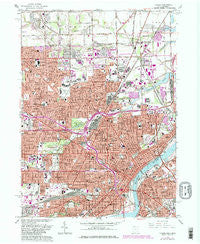 Toledo Ohio Historical topographic map, 1:24000 scale, 7.5 X 7.5 Minute, Year 1965