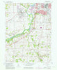 Trenton Ohio Historical topographic map, 1:24000 scale, 7.5 X 7.5 Minute, Year 1966