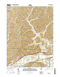 Trinway Ohio Current topographic map, 1:24000 scale, 7.5 X 7.5 Minute, Year 2016