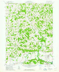 Trinway Ohio Historical topographic map, 1:24000 scale, 7.5 X 7.5 Minute, Year 1962