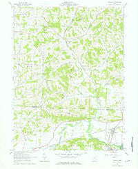 Trinway Ohio Historical topographic map, 1:24000 scale, 7.5 X 7.5 Minute, Year 1962