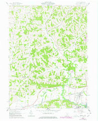 Trinway Ohio Historical topographic map, 1:24000 scale, 7.5 X 7.5 Minute, Year 1962