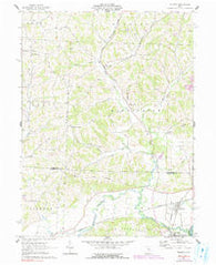 Trinway Ohio Historical topographic map, 1:24000 scale, 7.5 X 7.5 Minute, Year 1962