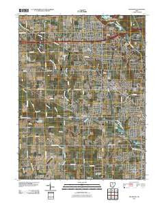 Trotwood Ohio Historical topographic map, 1:24000 scale, 7.5 X 7.5 Minute, Year 2010