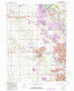 Trotwood Ohio Historical topographic map, 1:24000 scale, 7.5 X 7.5 Minute, Year 1965