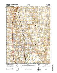 Troy Ohio Historical topographic map, 1:24000 scale, 7.5 X 7.5 Minute, Year 2013