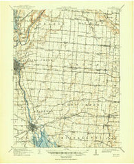 Troy Ohio Historical topographic map, 1:62500 scale, 15 X 15 Minute, Year 1914