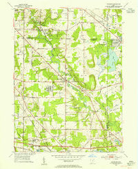 Twinsburg Ohio Historical topographic map, 1:24000 scale, 7.5 X 7.5 Minute, Year 1953
