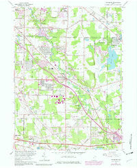 Twinsburg Ohio Historical topographic map, 1:24000 scale, 7.5 X 7.5 Minute, Year 1963