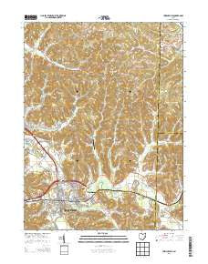 Uhrichsville Ohio Historical topographic map, 1:24000 scale, 7.5 X 7.5 Minute, Year 2013