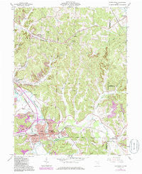 Uhrichsville Ohio Historical topographic map, 1:24000 scale, 7.5 X 7.5 Minute, Year 1961