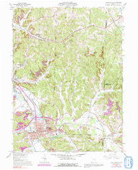 Uhrichsville Ohio Historical topographic map, 1:24000 scale, 7.5 X 7.5 Minute, Year 1961