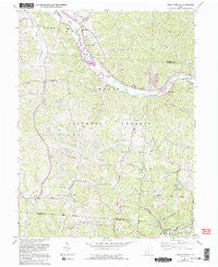 Union Furnace Ohio Historical topographic map, 1:24000 scale, 7.5 X 7.5 Minute, Year 1961