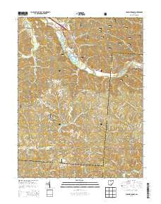 Union Furnace Ohio Historical topographic map, 1:24000 scale, 7.5 X 7.5 Minute, Year 2013