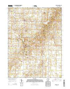 Uniopolis Ohio Historical topographic map, 1:24000 scale, 7.5 X 7.5 Minute, Year 2013