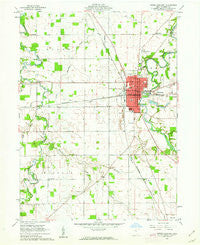 Upper Sandusky Ohio Historical topographic map, 1:24000 scale, 7.5 X 7.5 Minute, Year 1960