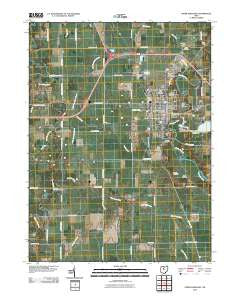 Upper Sandusky Ohio Historical topographic map, 1:24000 scale, 7.5 X 7.5 Minute, Year 2010