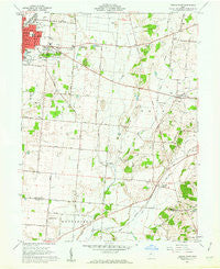 Urbana East Ohio Historical topographic map, 1:24000 scale, 7.5 X 7.5 Minute, Year 1961