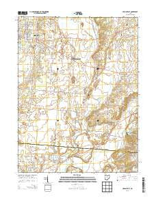 Urbana East Ohio Historical topographic map, 1:24000 scale, 7.5 X 7.5 Minute, Year 2013