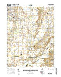 Urbana East Ohio Current topographic map, 1:24000 scale, 7.5 X 7.5 Minute, Year 2016