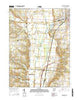 Urbana West Ohio Current topographic map, 1:24000 scale, 7.5 X 7.5 Minute, Year 2016