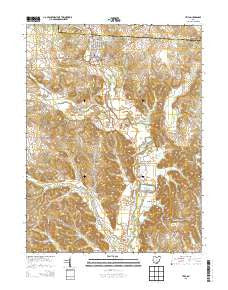 Utica Ohio Historical topographic map, 1:24000 scale, 7.5 X 7.5 Minute, Year 2013