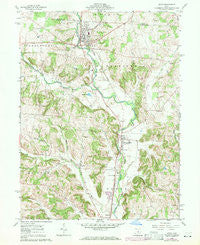 Utica Ohio Historical topographic map, 1:24000 scale, 7.5 X 7.5 Minute, Year 1961