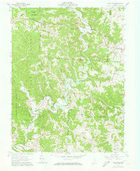 Vales Mills Ohio Historical topographic map, 1:24000 scale, 7.5 X 7.5 Minute, Year 1961