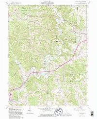 Vales Mills Ohio Historical topographic map, 1:24000 scale, 7.5 X 7.5 Minute, Year 1992