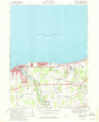 Vermilion East Ohio Historical topographic map, 1:24000 scale, 7.5 X 7.5 Minute, Year 1969
