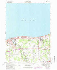 Vermilion East Ohio Historical topographic map, 1:24000 scale, 7.5 X 7.5 Minute, Year 1969