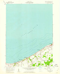 Vermilion West Ohio Historical topographic map, 1:24000 scale, 7.5 X 7.5 Minute, Year 1959