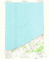 Vermilion West Ohio Historical topographic map, 1:24000 scale, 7.5 X 7.5 Minute, Year 1969