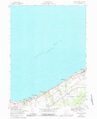 Vermilion West Ohio Historical topographic map, 1:24000 scale, 7.5 X 7.5 Minute, Year 1969