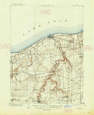 Vermilion Ohio Historical topographic map, 1:62500 scale, 15 X 15 Minute, Year 1903