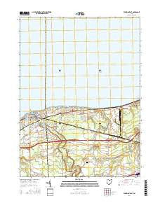 Vermilion East Ohio Current topographic map, 1:24000 scale, 7.5 X 7.5 Minute, Year 2016